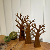 Wooden Trees - Set of 3 - AVRS FURNITURE