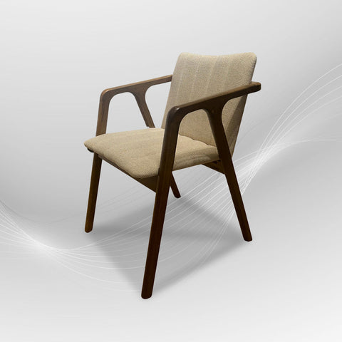 BALAKEN-LONG Armchair with Upholstered Seat