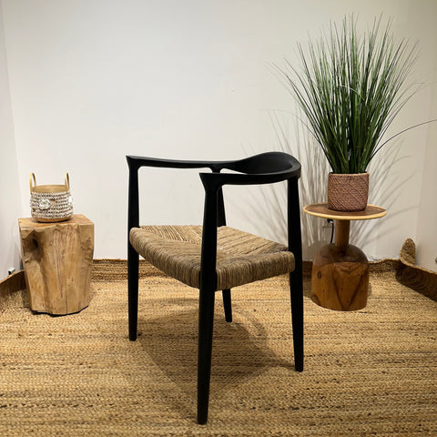 BANTENG Black Rattan Armchair Boho