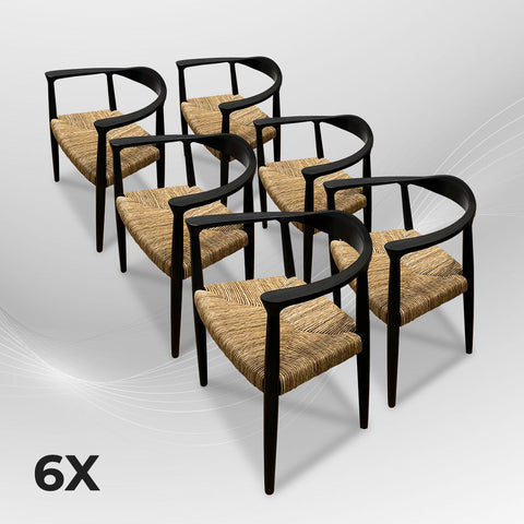 BANTENG Black Rattan Armchair Boho