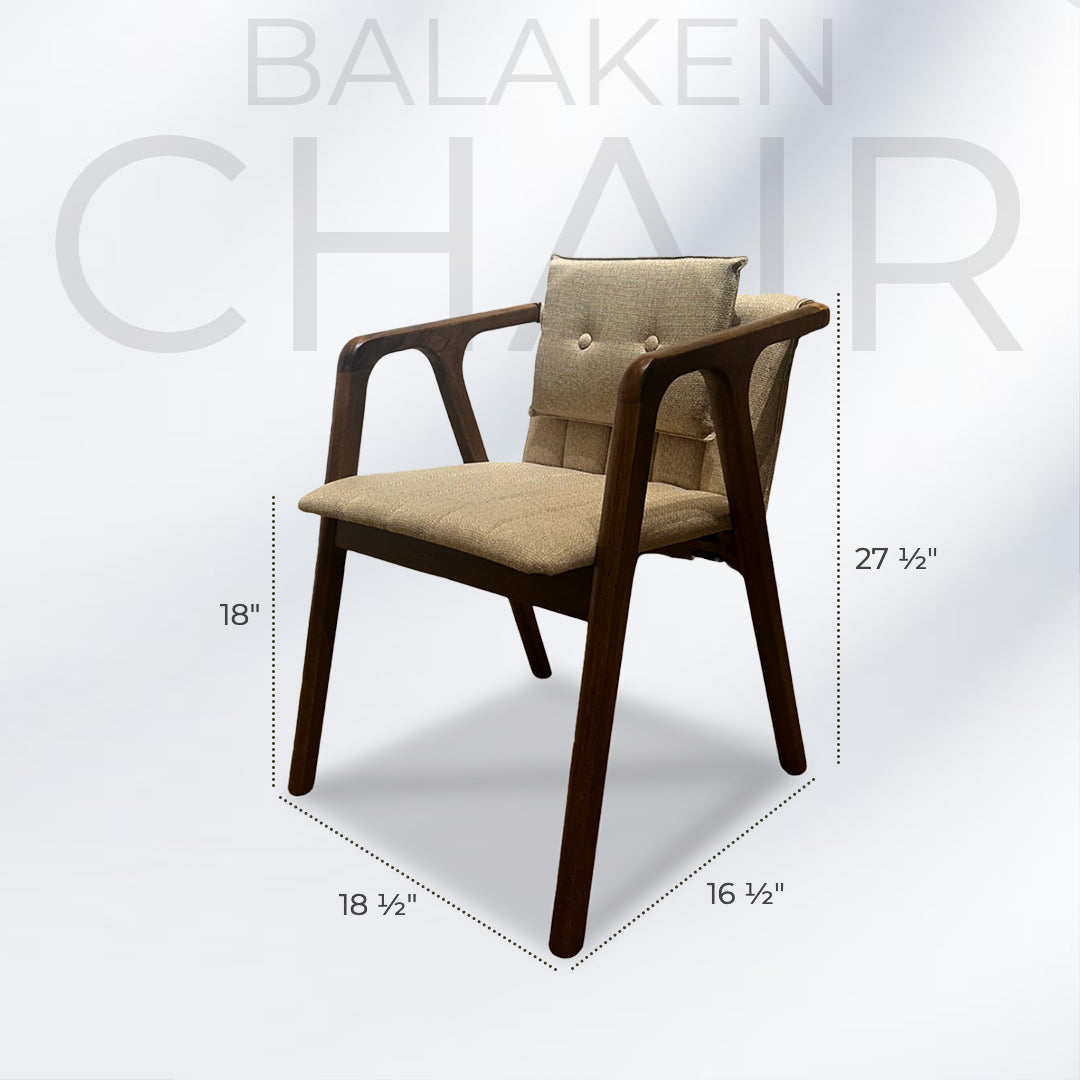 BALAKEN Armchair with Cushioned Seat