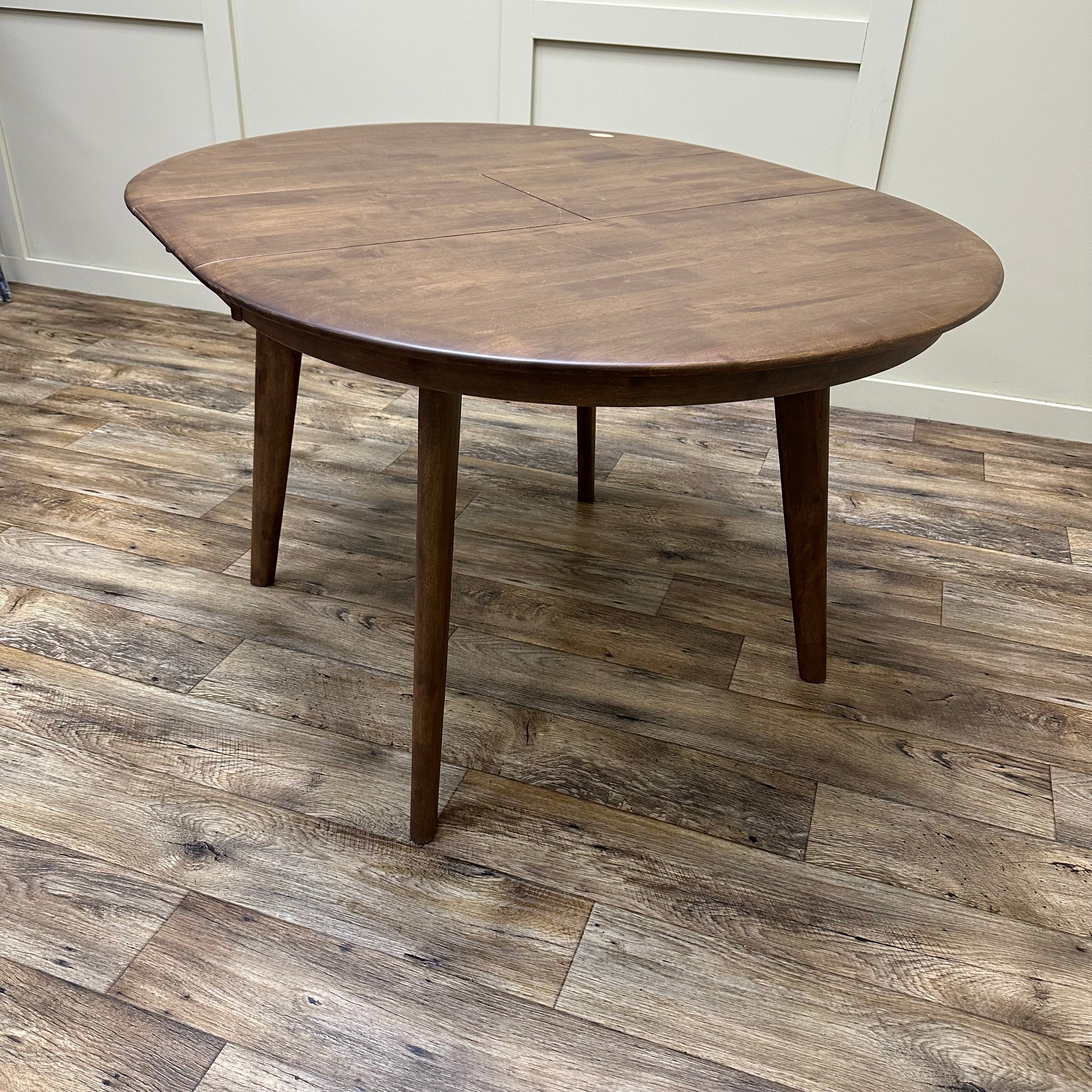 41 ROUND EDT EXTENDABLE DINING TABLE