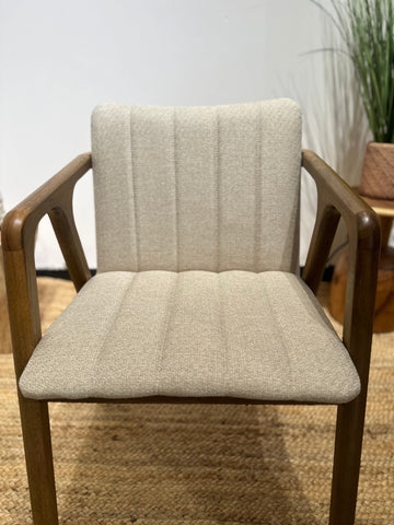 BALAKEN-LONG Armchair with Upholstered Seat