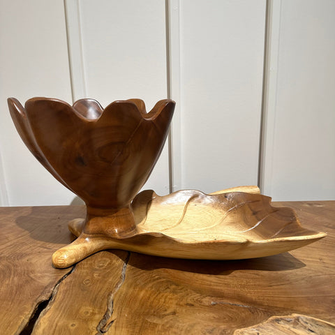 Flower and leaf Fantasy bowl/Tray