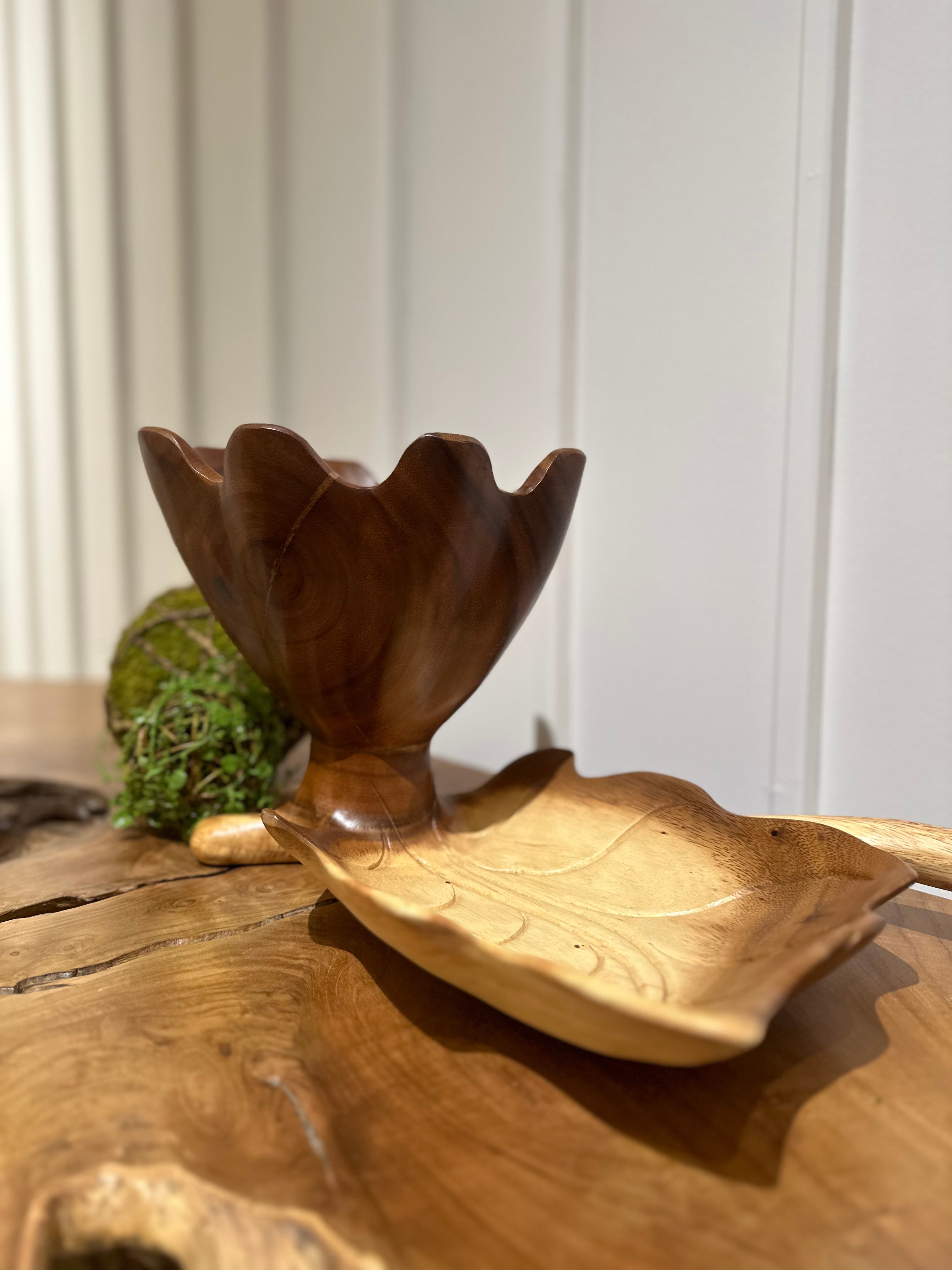 Flower and leaf Fantasy bowl/Tray