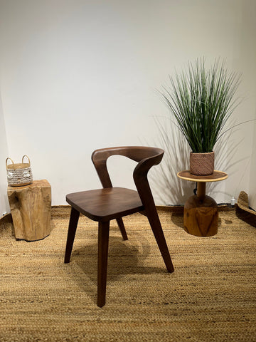 PRIVE Mid-Century Walnut Dining Chair