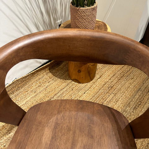 PRIVE Mid-Century Walnut Dining Chair