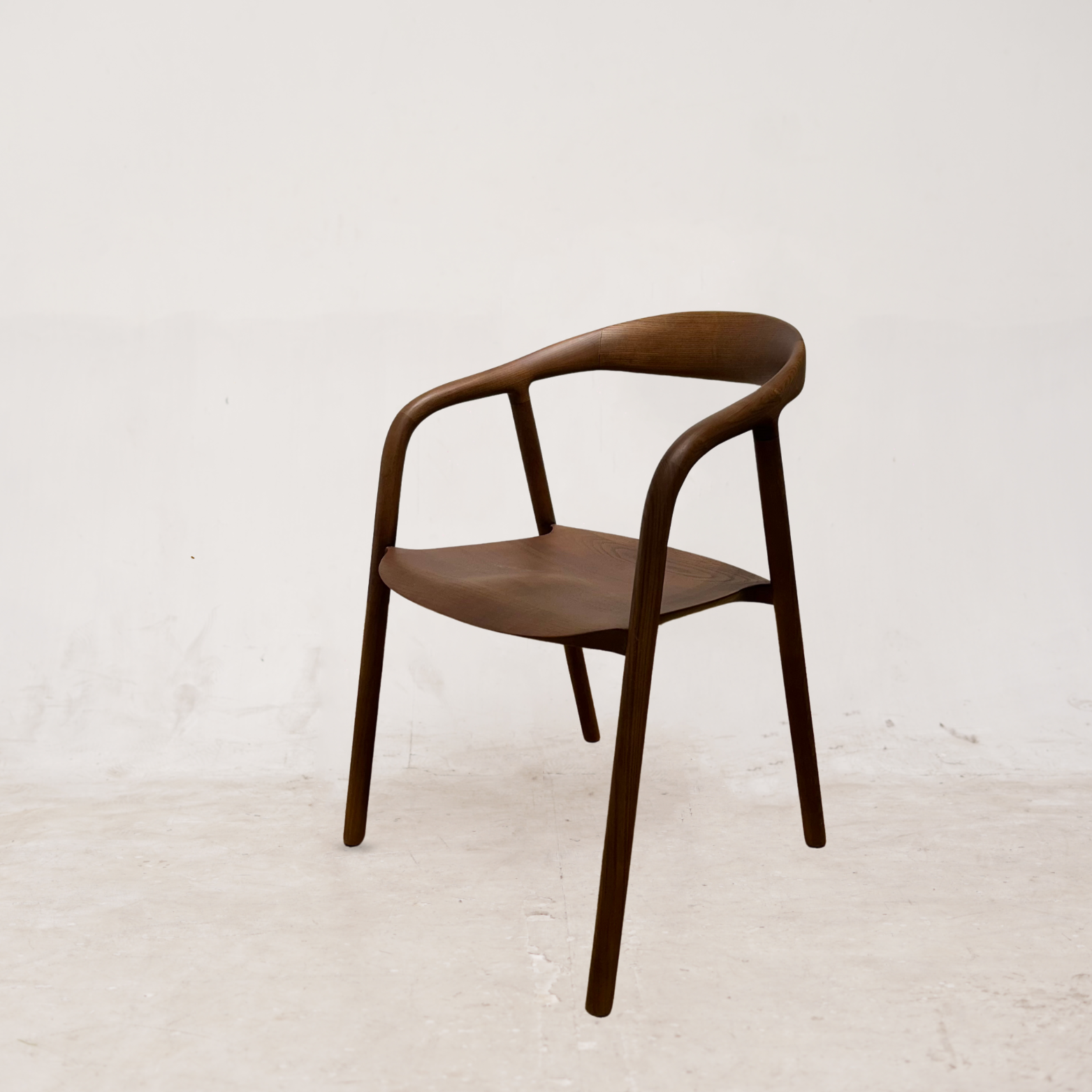 NO08 Mid-Century Dining Chair with Comfortable Seat