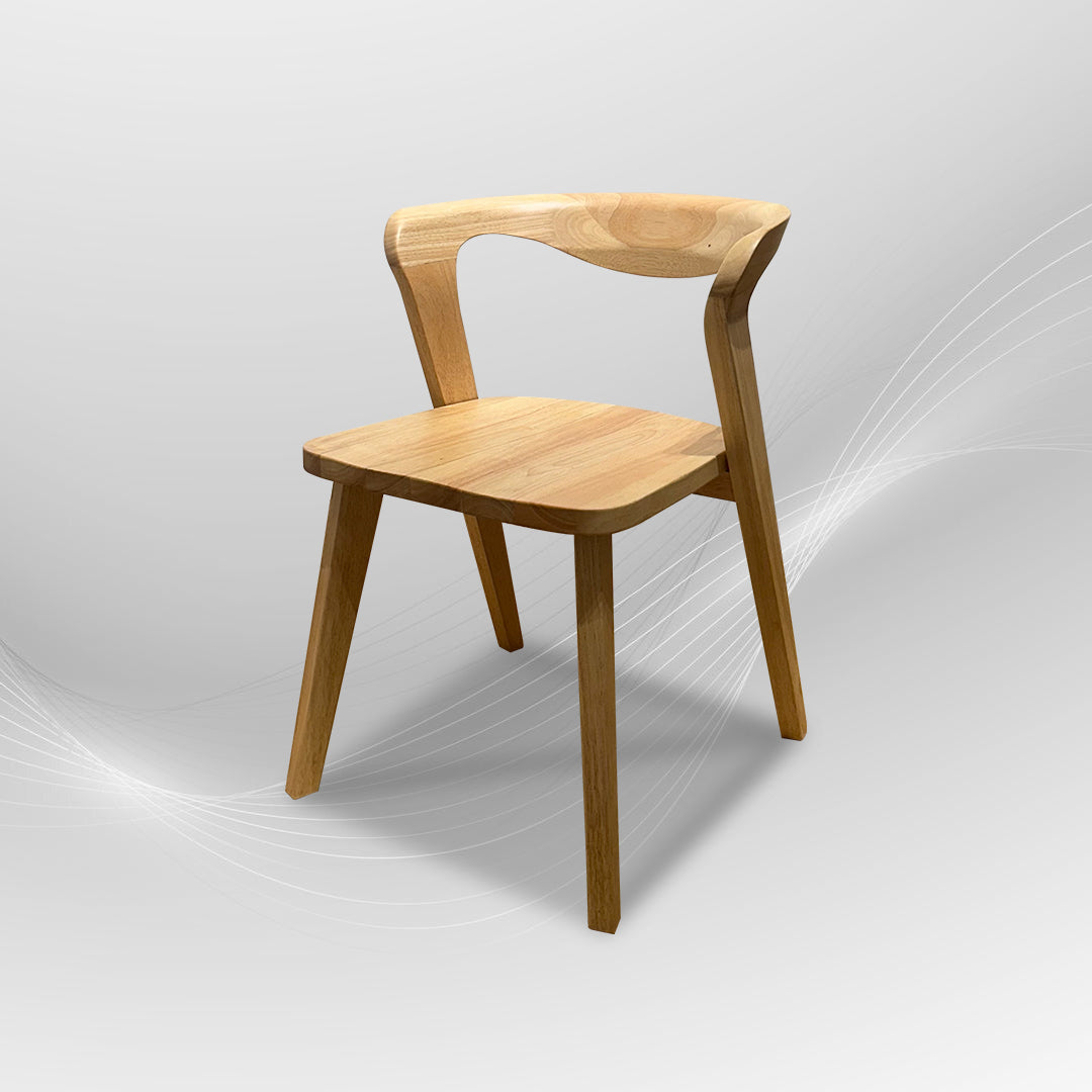 PRIVE Mid-Century Oak Dining Chair|Solid Wood Modern Chair, Kitchen & Dining Room Chairs Modern Chair for Living Room, Dining Room (Pre-Order)