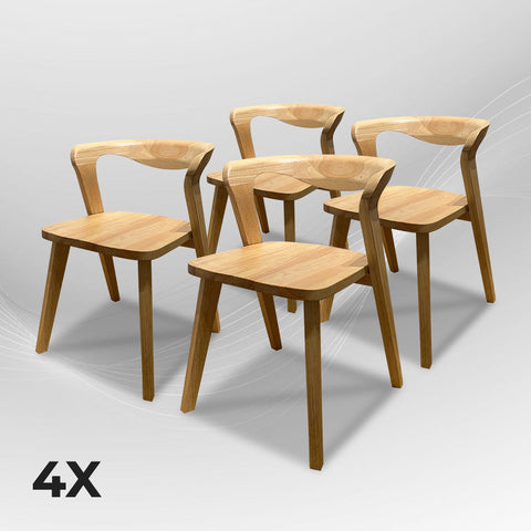 PRIVE Mid-Century Oak Dining Chair (Pre-Order)