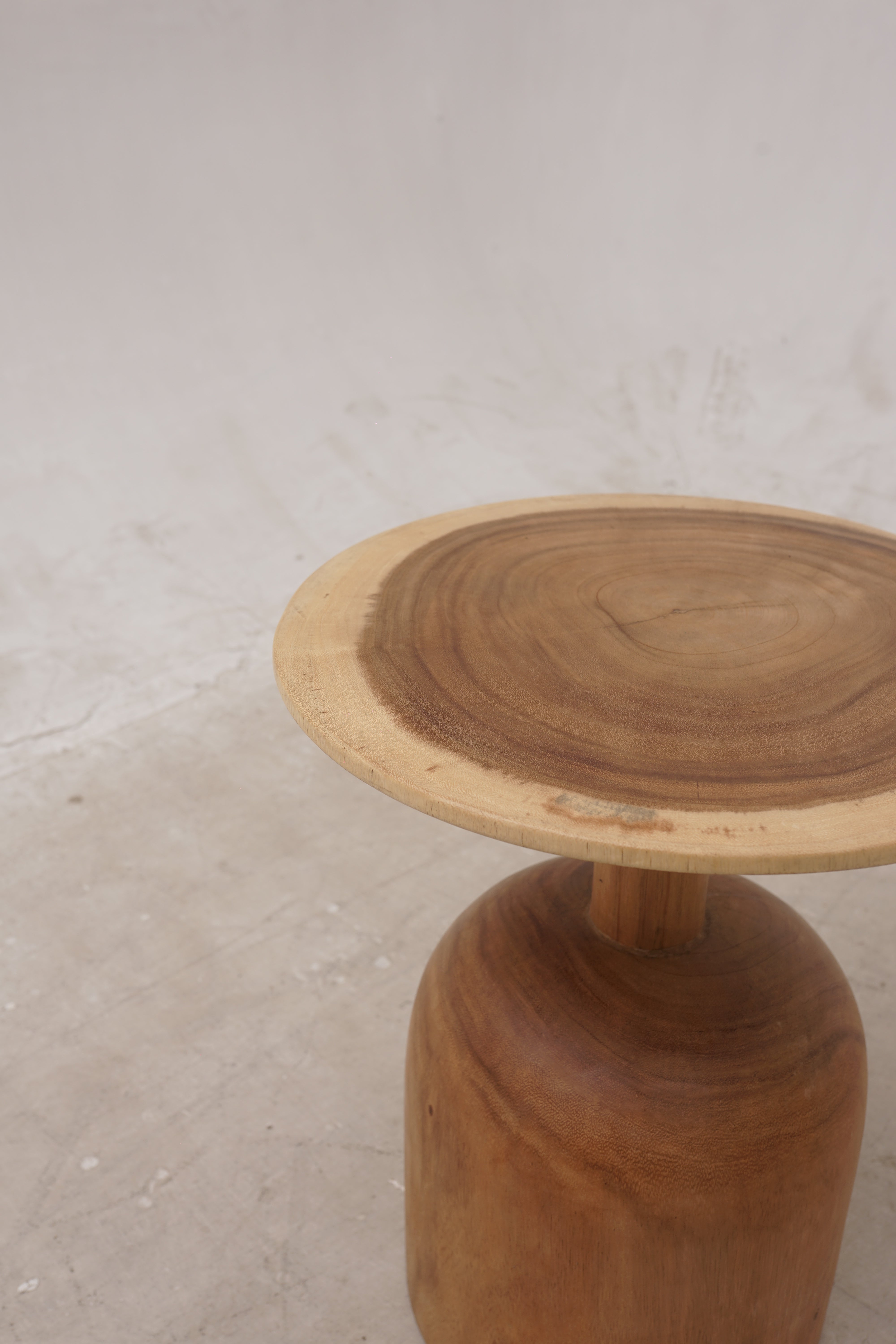 Barrel End Table