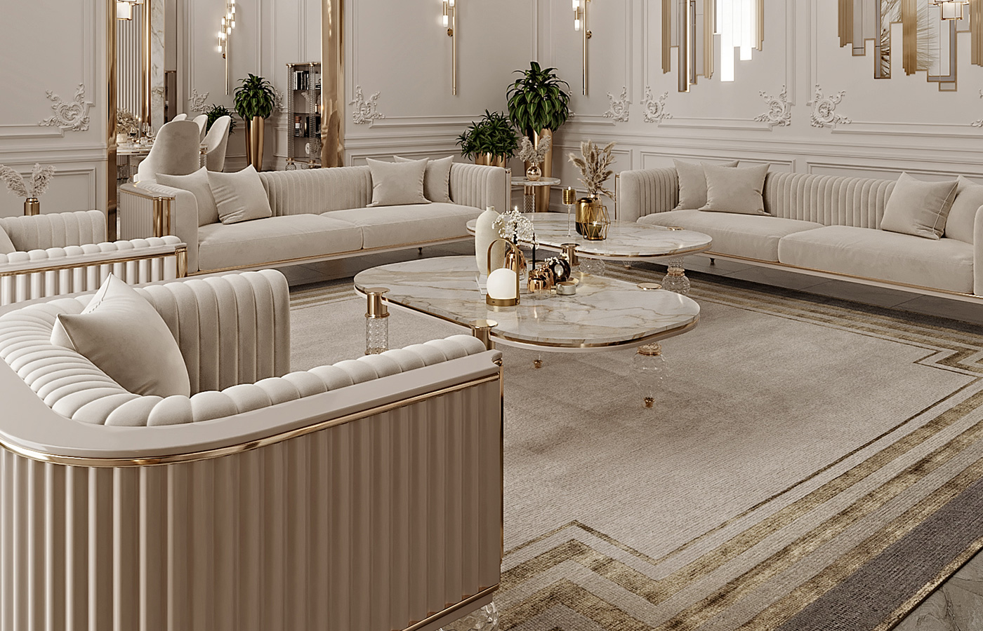 Luxury Living Room Sets For Comfort